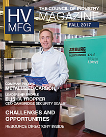 HV Mfg magazine Fall 2017 issue - cover