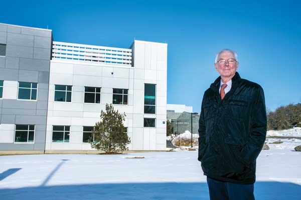 Don Christian at the SUNY New Paltz Science Building