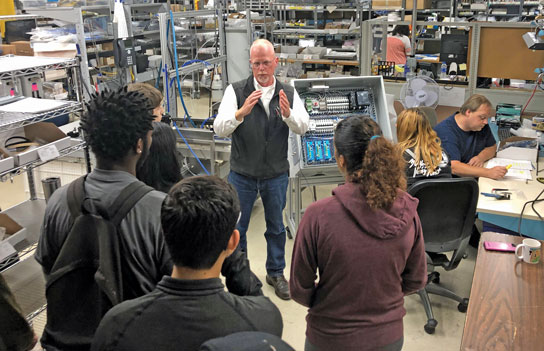 Marlboro high school STEM teacher students