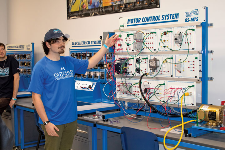 Electrical Technology student Robert Bohl