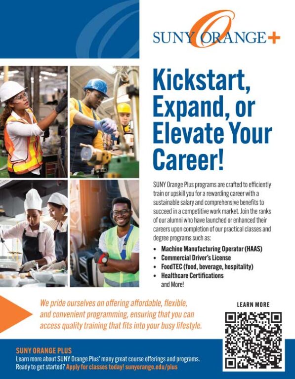 SUNY Orange + Kickstart your career